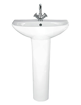Balterley Spirit Basin With Full Pedestal 60cm