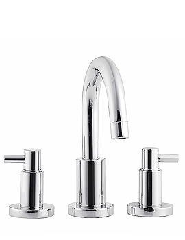 Home Of Ultra Horizon 3 Hole Deck Mounted Basin Mixer Tap