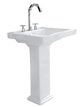 RAK Empire Full Pedestal Basin 600mm Wide