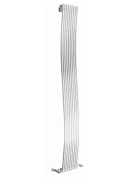 Rimini White Wave Tube on Tube Vertical Radiator 400 x 1800