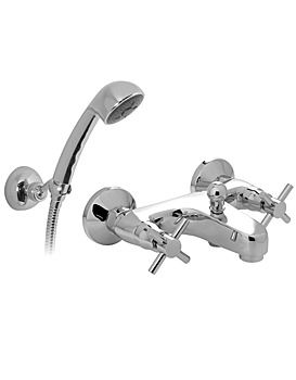 Vado Vecta Wall Mounted Bath Shower Mixer Tap With Shower Kit