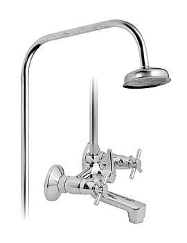 Vado Vecta Wall Mounted Bath Shower Mixer Inc Rigid Riser