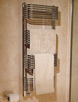 Trieste Superior Plus Chrome Towel Warmer 450 x 1600