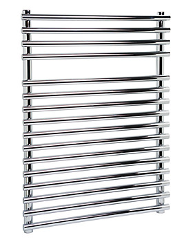 Apollo Pavia Tube on Tube Chrome Towel Warmer 500 x 1200
