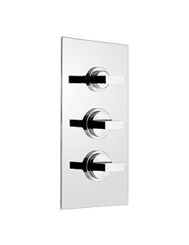 Vado Notion Concealed 3 Handle Thermostatic Shower Valve