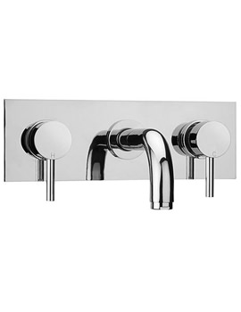 Sagittarius Ergo Three Fourths Inch Wall Mounted Concealed Bath Mixer Tap