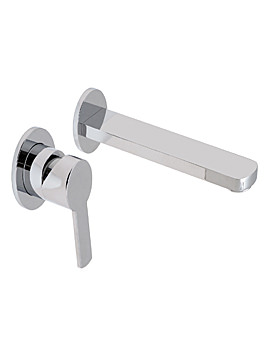 Vado Soho 2 Hole Wall Mounted Basin Mixer Tap