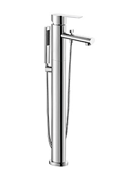 Vado Soho Floor Mounted Bath Shower Mixer Tap With Shower Kit