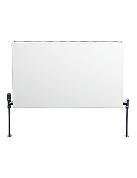 Apollo Milano Horizontal Plan Flat Panel Radiator 500mm High x 600mm Wide