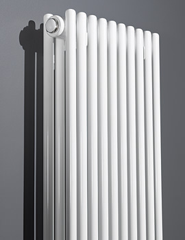 Rimini Straight Tube on Tube White Vertical Radiator 500 x 1800  |RSW18H18T