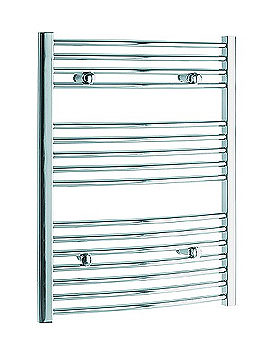 Tivolis Towel Radiator 750 x 800 - Curved Shape Radiator