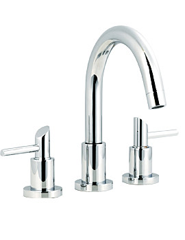Scene 3 Hole Deck Mounted Basin Mixer Tap - Home of Ultra