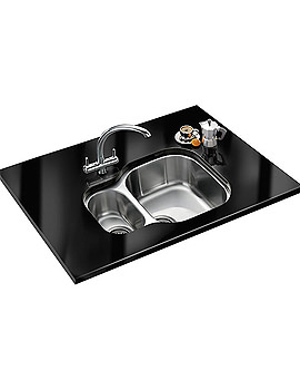 Franke Compact Undermount Stainless Steel Kitchen Sink Pro Pack CPX 160P