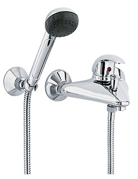 Liscia Single Lever Wall Mounted Bath Shower Mixer Tap | ML304