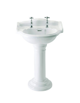Phoenix Traditional Style Balmoral Wash Basin with Pedestal
