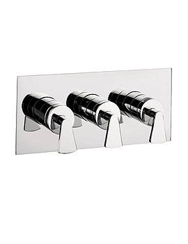 Essence Triple Thermostatic Shower Valve with 3 way Diverter | ES3001RC