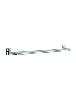 Smedbo Cabin Double Towel Rail | CK3364