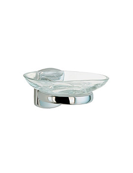 Smedbo Cabin Glass Soap Dish With Holder | CK342