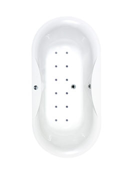 Phoenix Venice Freestanding Roll Top Whirlpool Bath System 2