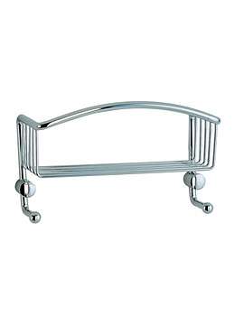 Smedbo Cabin Straight 1 Level Soap Basket | CK374