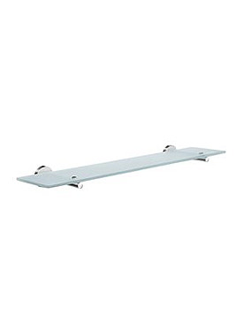 Smedbo Home Wall Mounted Glass Shelf | HK347