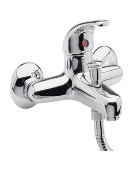 Eon Single Lever Wall Mounted Bath Shower Mixer Tap | PF304