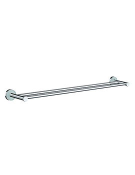 Smedbo Moon Towel Rail Double | MK3364