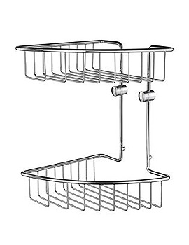 Smedbo House Corner 2 Level Soap Basket | RK377