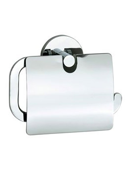 Smedbo Loft Toilet Roll Holder With Lid | LK3414