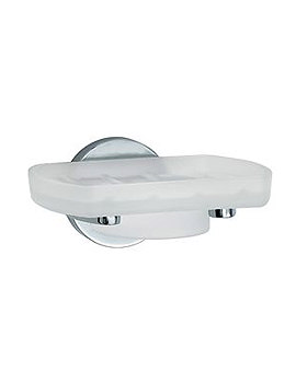 Smedbo Loft Holder with Glass Soap Dish | LK342