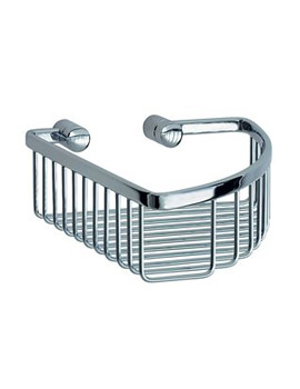 Smedbo Loft Soap Basket Corner 1 Level | LK374