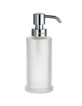 Smedbo Outline Glass Soap And Lotion Dispenser Free Standing | FK253