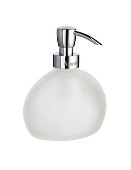 Smedbo Outline Glass Soap And Lotion Dispenser 140mm High | FK250