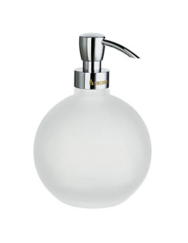 Smedbo Outline Glass Soap and Lotion Dispenser 140mm High | FK255
