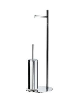Smedbo Outline Toilet Roll Holder With Toilet Brush | FK308
