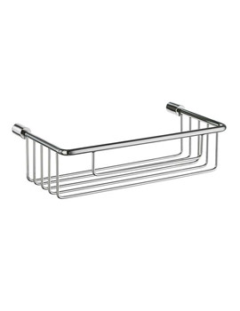 Smedbo Sideline Soap Basket Straight 1 Level 205mm Wide | DK1001