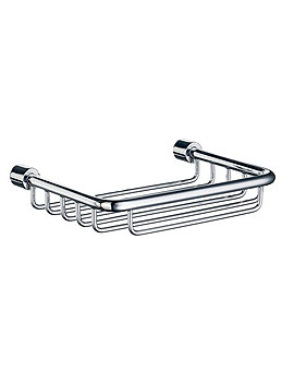Smedbo Sideline Soap Basket Straight 1 Level 137mm Wide | DK1005