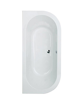 Phoenix Dee Bow Fronted Bath With Panel