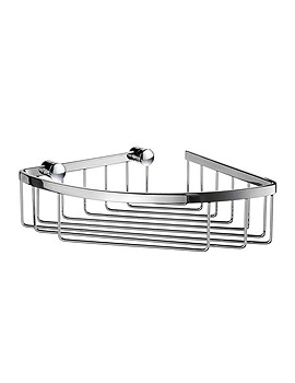Smedbo Sideline Design Corner Soap Basket 1 Level 195mm Wide | DK2021