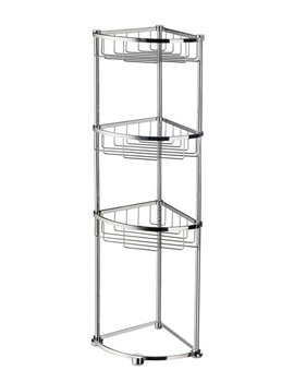 Smedbo Sideline Design 3 Level Free Standing Soap Basket DK2051