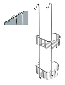 Smedbo Sideline Corner Shower Basket | DK1042