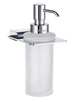 Smedbo Spa Glass Soap Dispenser With Holder | PK369