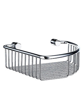 Smedbo Studio Corner Shower Basket | NK374