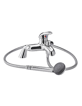 Loop Single Lever Deck Mounted Bath Shower Mixer Tap | PH304