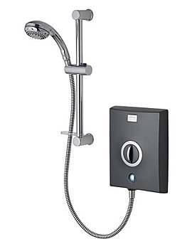 Aqualisa Quartz 9.5 KW Electric Shower Graphite And Chrome | QZE9511