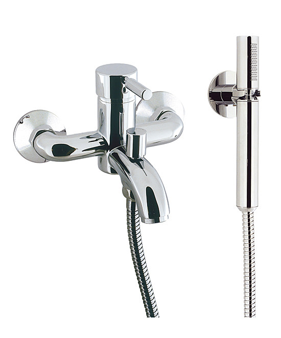 Design Wall Mounted Bath Shower Mixer Tap with Kit DE421WC
