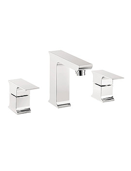 Crosswater Status Basin 3 Hole Set | SS130DNC
