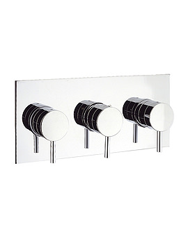 Mike Lever Thermostatic Shower Valve with 3 Way Diverter Landscape
