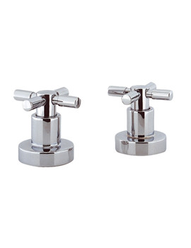 Crosswater Totti Deck Mounted Panel Valves [ Pair ]