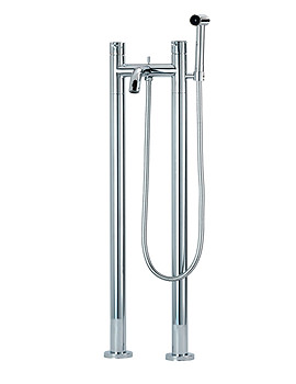 Crosswater Mike Lever Floor Standing Bath Shower Mixer Tap
